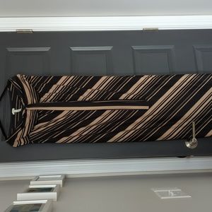 Soma Black and tan strapless maxi